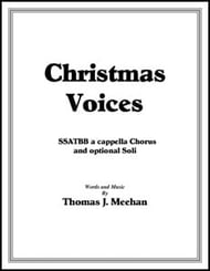 Christmas Voices SATB choral sheet music cover Thumbnail